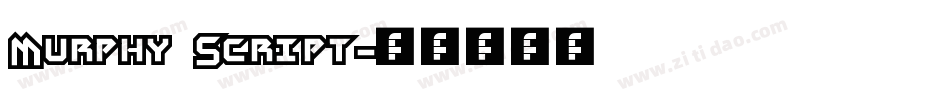 Murphy Script字体转换